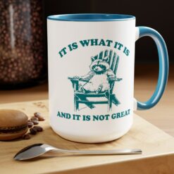 Funny Raccoon Meme Mug – Team Trash