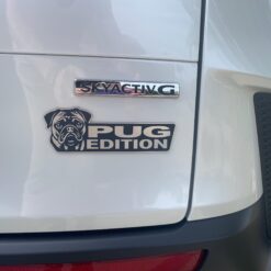 Pug Edition Laser Engraved Car Name Emblem Badge